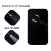 Duschkopf mit Filter gegen Kalk und Aroma Ring
