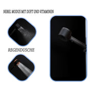 Duschkopf mit Filter gegen Kalk und Aroma Ring